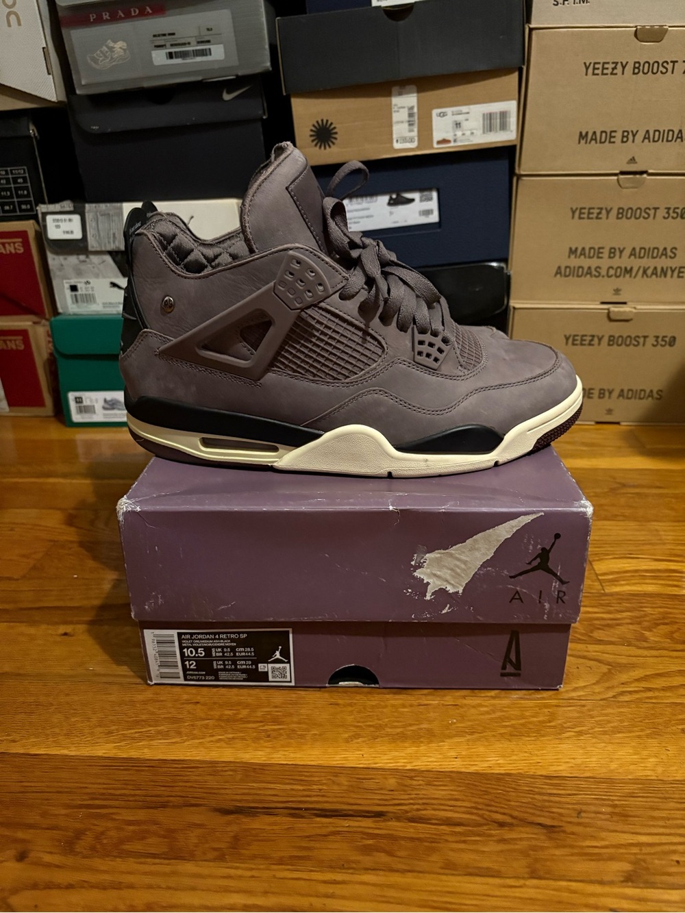 jordan 4 ama maniere size 10.5